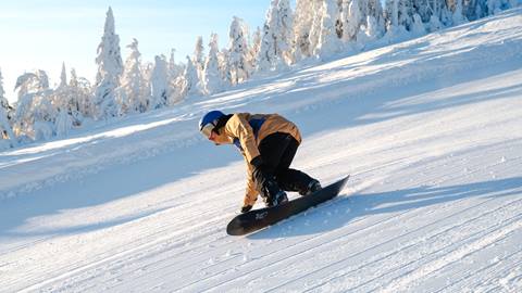 planchiste à Tremblant