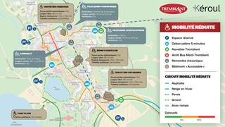 accessibilité universelle et circuit mobilité réduite à Tremblant