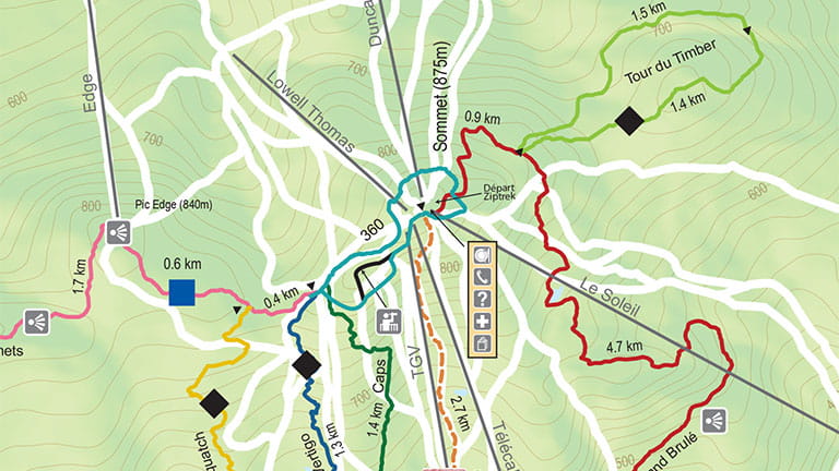 Mont Tremblant Trail Map Ski Trails & Hiking Maps | Driving Directions To Mont-Tremblant