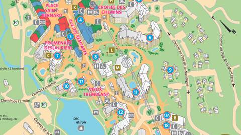 Pedestrian Village Map