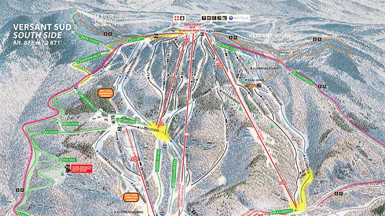 Mont Tremblant Trail Map Ski Trails & Hiking Maps | Driving Directions To Mont-Tremblant