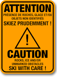 ski sign