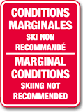 ski sign