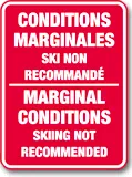 ski sign