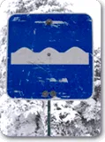 ski sign