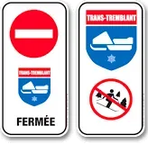 ski sign
