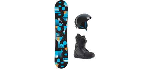 Complete Snowboard Set Rental