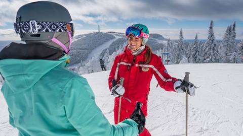 Leçons de ski privées et semi-privées
