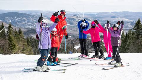 Programmes saisonniers de ski pour enfants