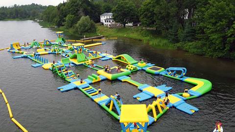 Aquabounga Inflatable Water Park