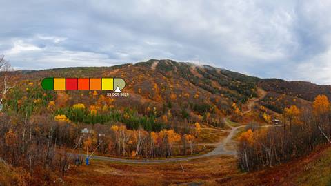Index des couleurs à Tremblant