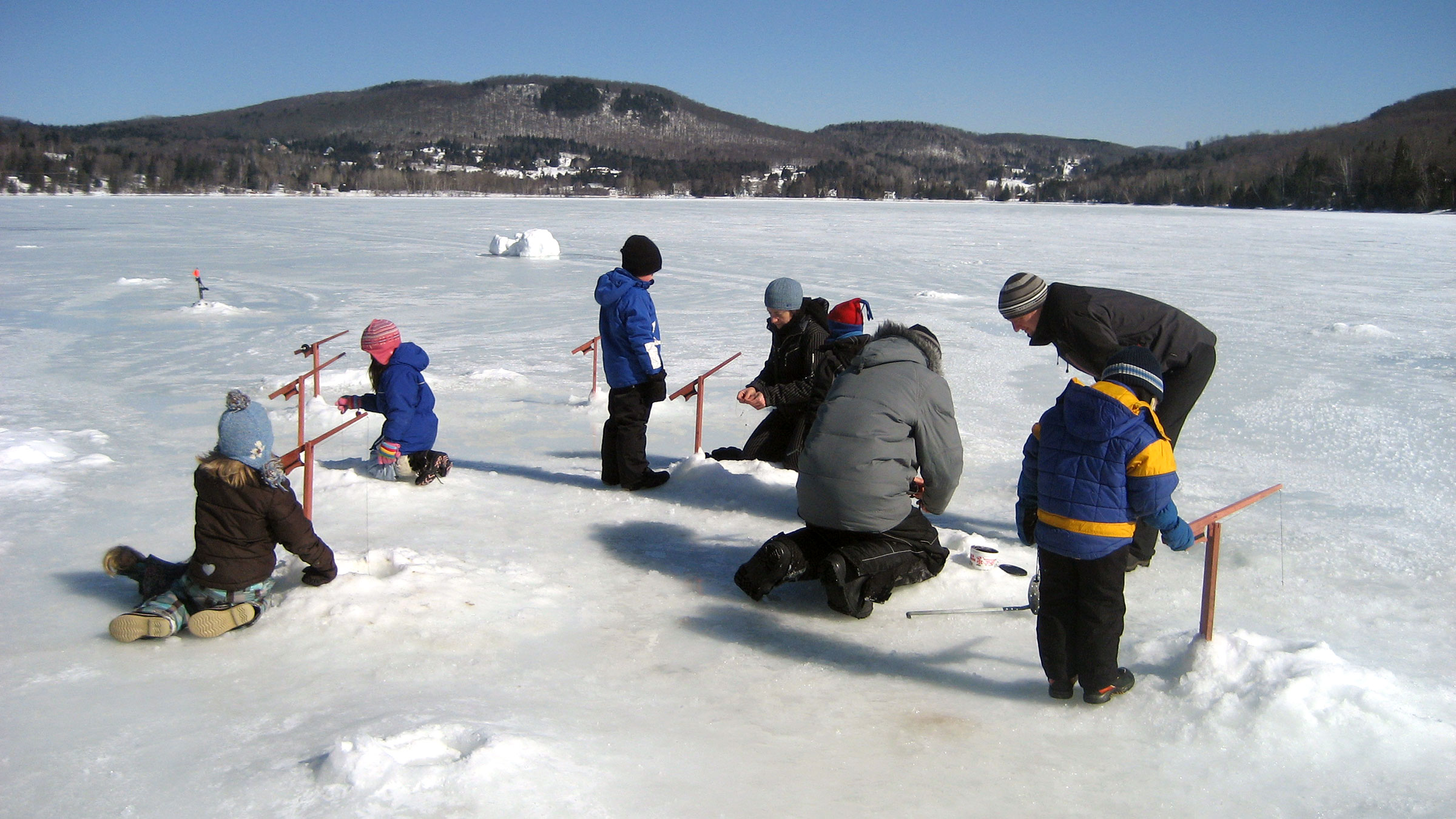 Ice Fishing Tremblant Resort