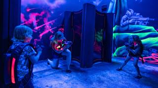 jeu de laser tremblant