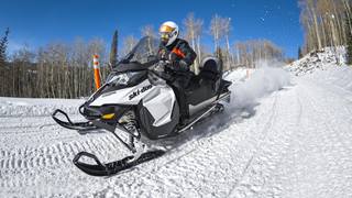 Snowmobiling
