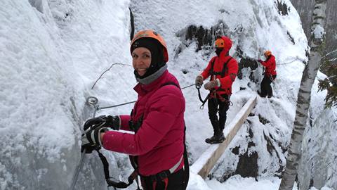 Via Ferrata au Mont-Catherine
