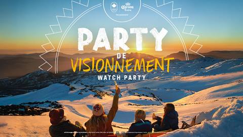 Party de visionnement Corona 
