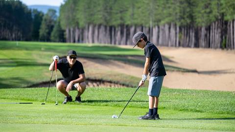 Child Le Diable golf course