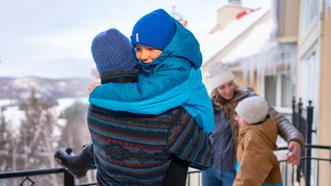 famille chambre hôtel tremblant